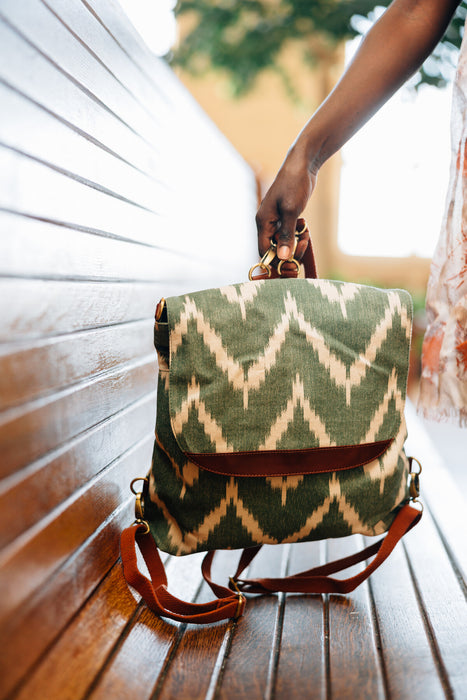 Will Travel Ikat Backpack 3