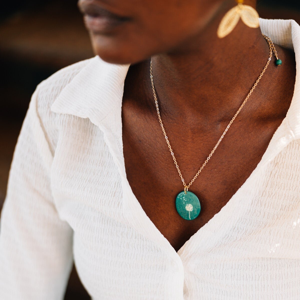 Wish On the Wind Tagua Necklace - Ten Thousand Villages