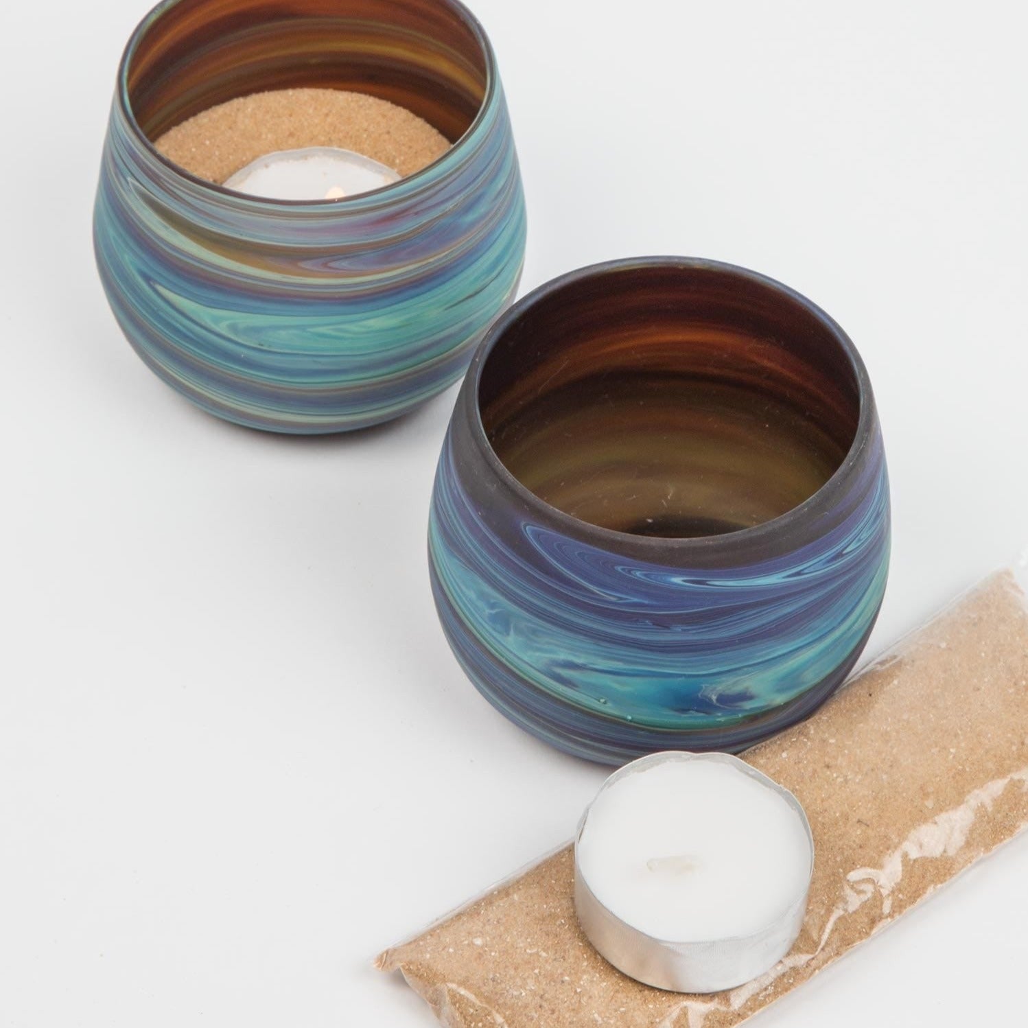 Phoenician Glass Candleholder - Ten Thousand Villages