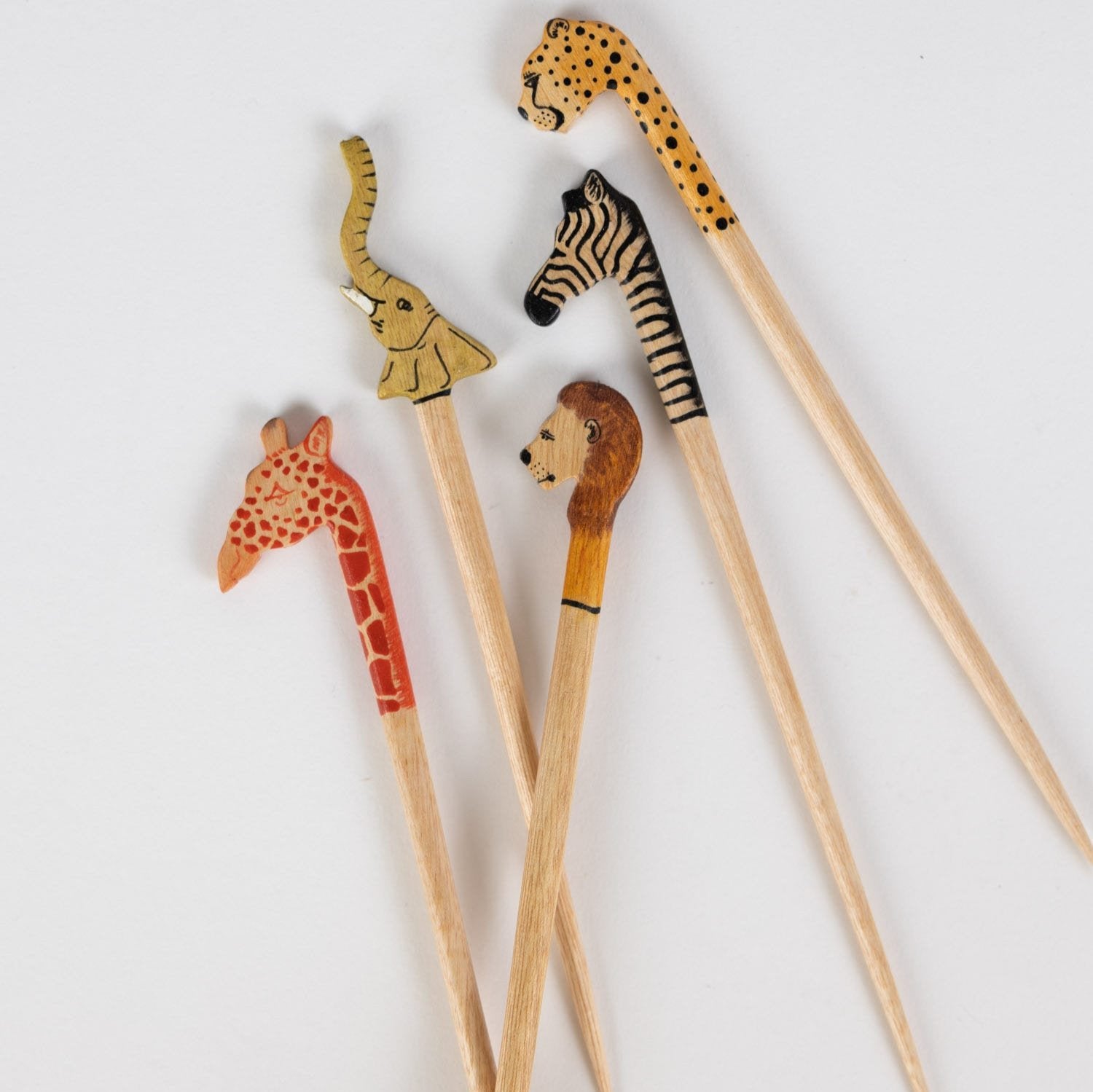 Party Animal Stir Sticks - Set of 5 - Ten Thousand Villages