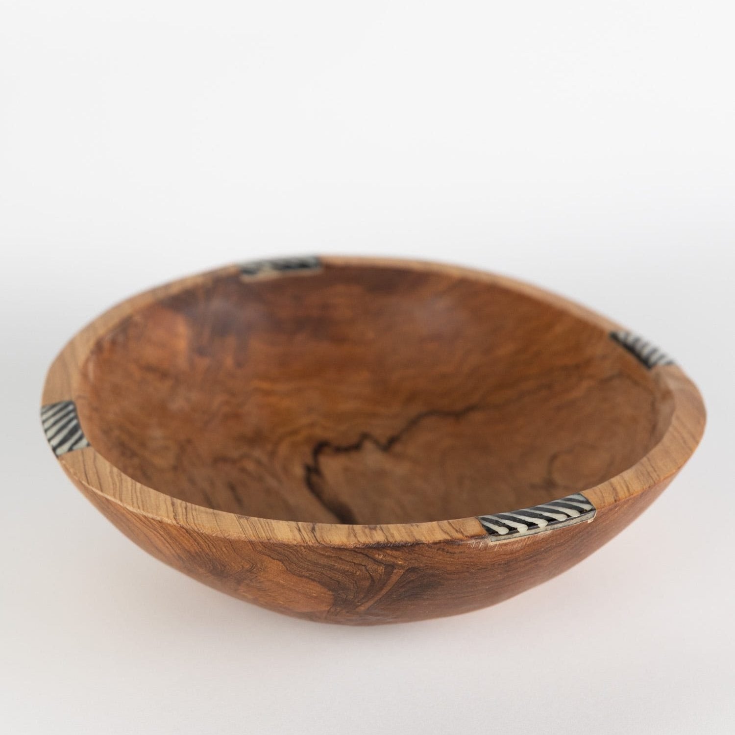 Minimalist Olive Wood Serving Bowl - Ten Thousand Villages