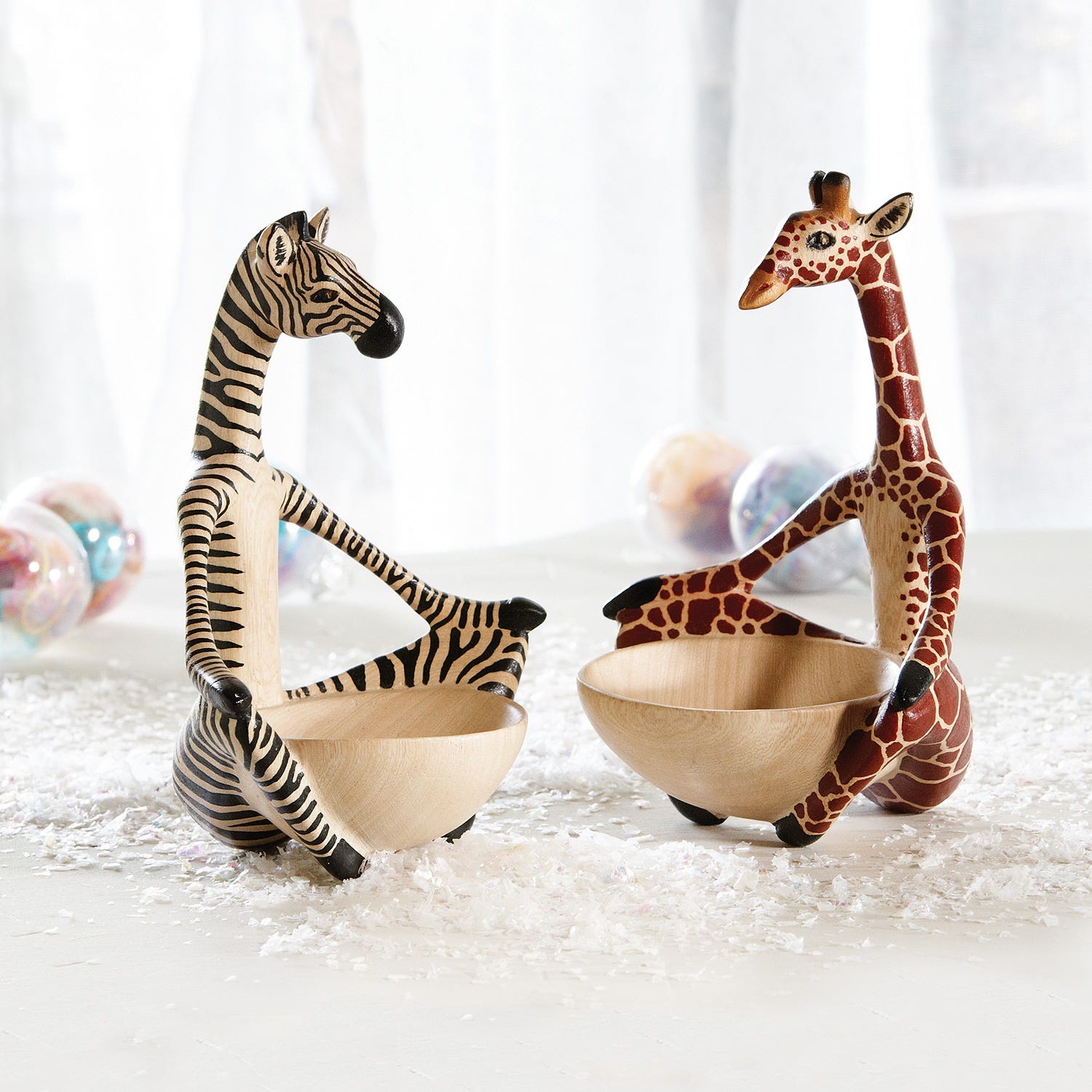 Yoga Zebra Bowl - Ten Thousand Villages