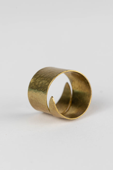 Hammered Wrap Ring 2