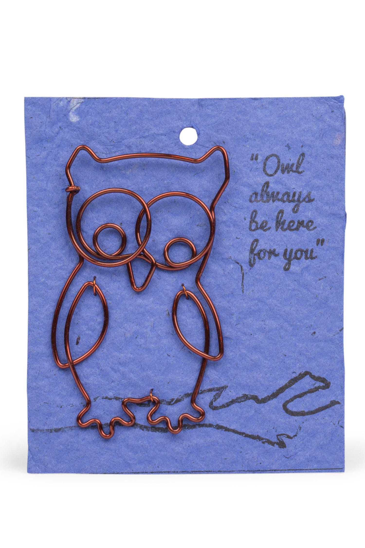 Wire Owl Gift Bookmark - Ten Thousand Villages