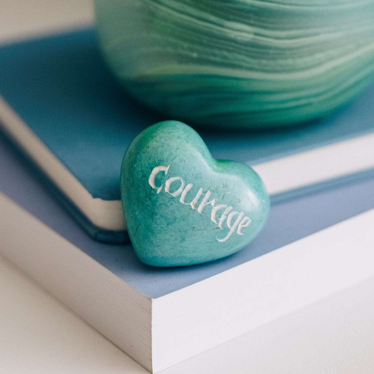 Courage Heart Paperweight - Ten Thousand Villages