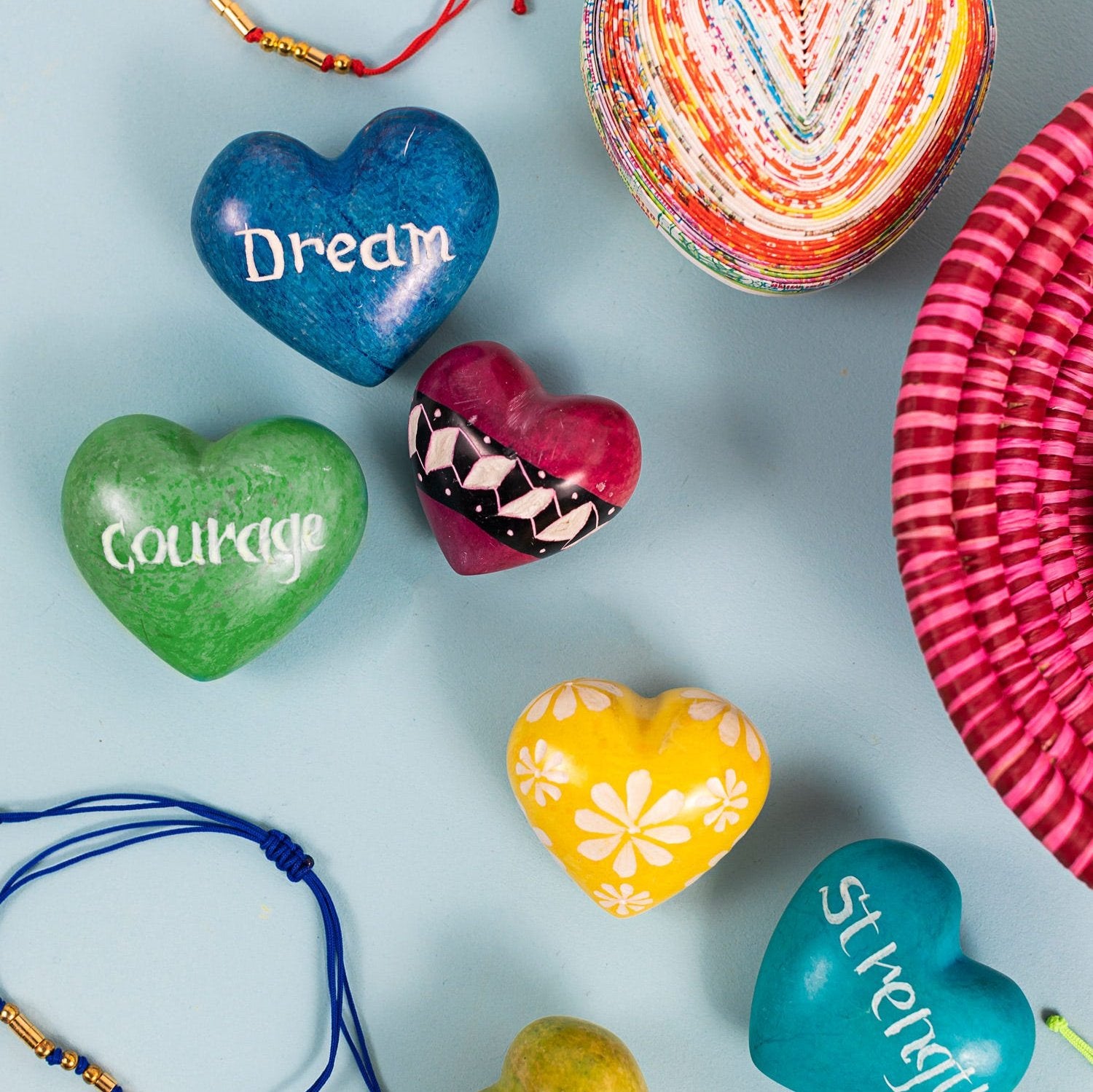 Courage Heart Paperweight - Ten Thousand Villages