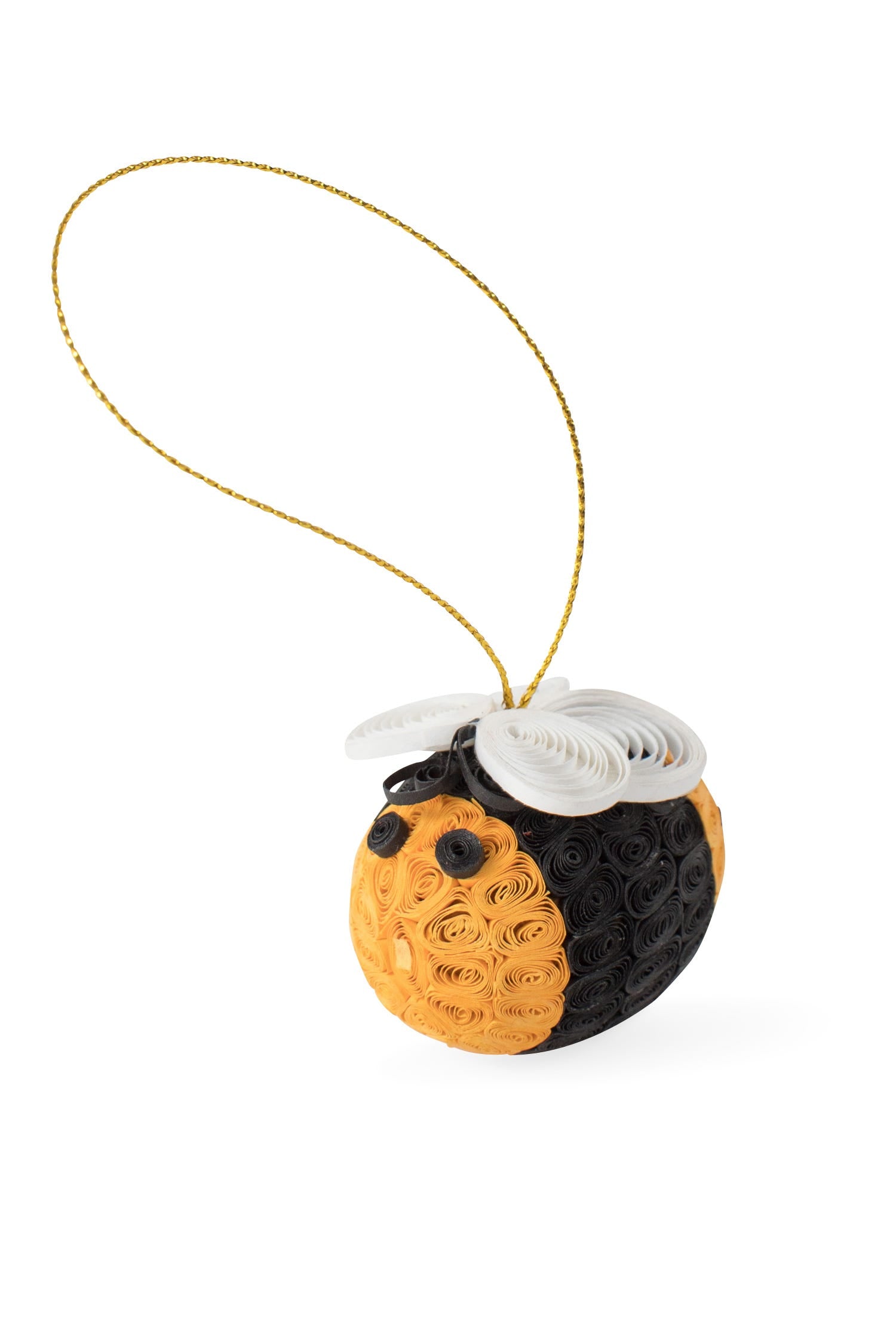 Quilled Bee Ornament - Ten Thousand Villages