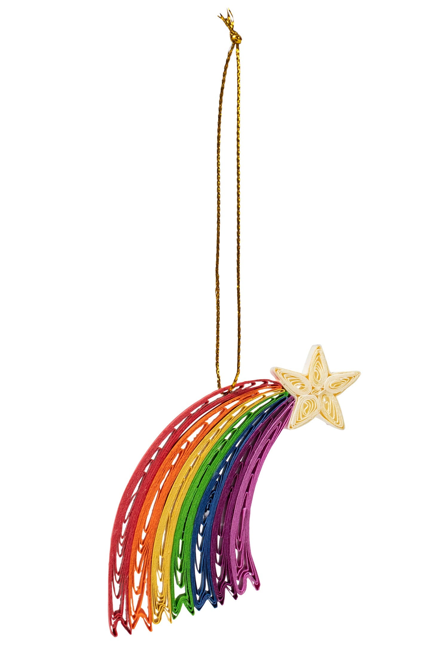 Quill Rainbow Ornament - Ten Thousand Villages