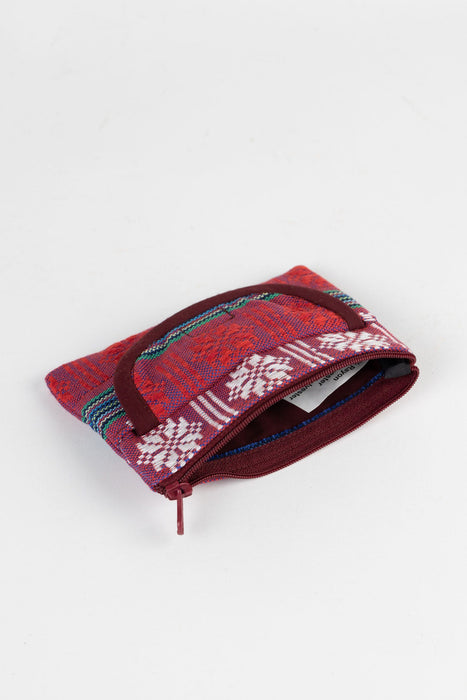 Red Jacquard Coin Purse 3