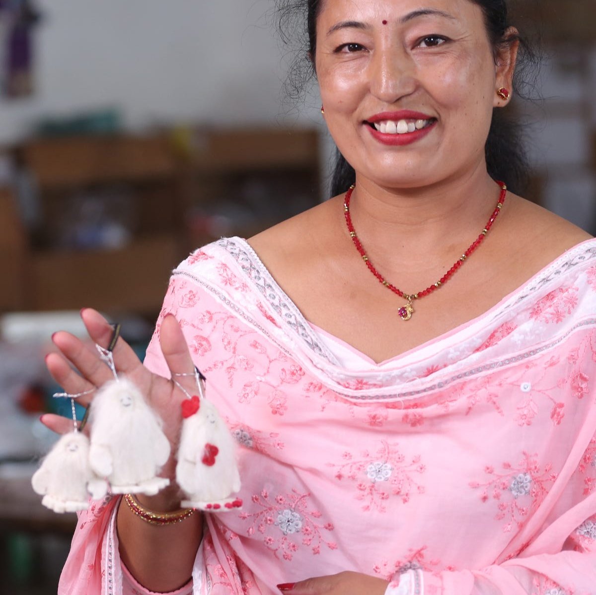 Snow Yeti Ornament - Ten Thousand Villages