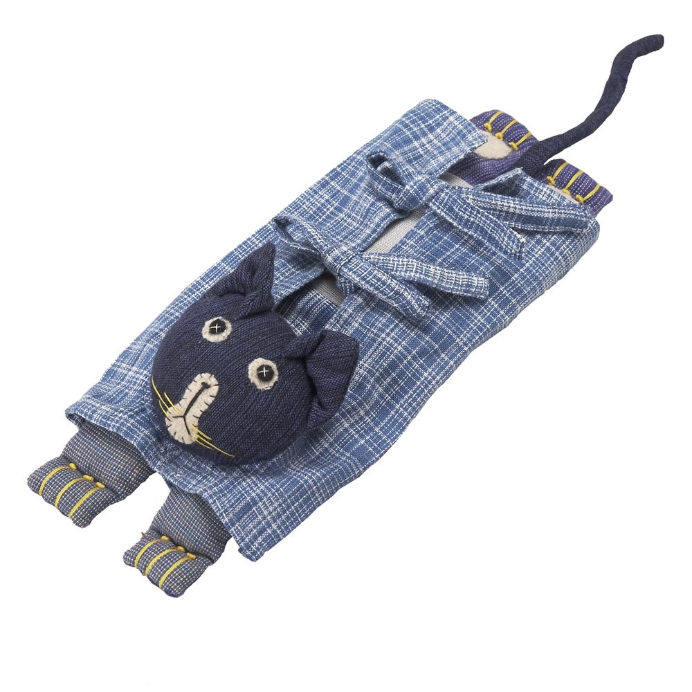 Flax Cat Eye Pillow - Ten Thousand Villages