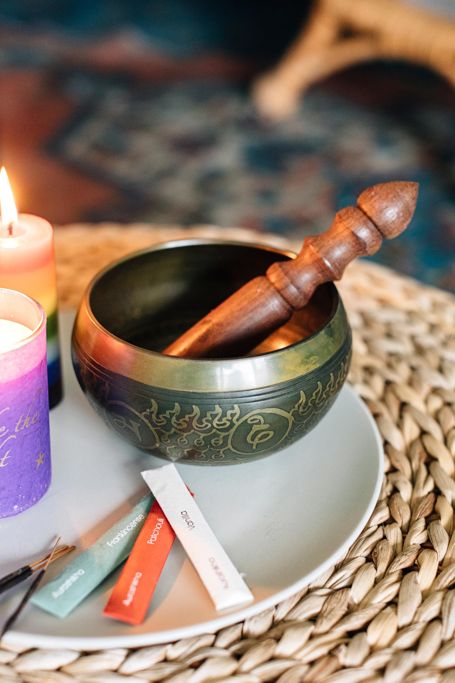 Inscribed Singing Bowl - Ten Thousand Villages