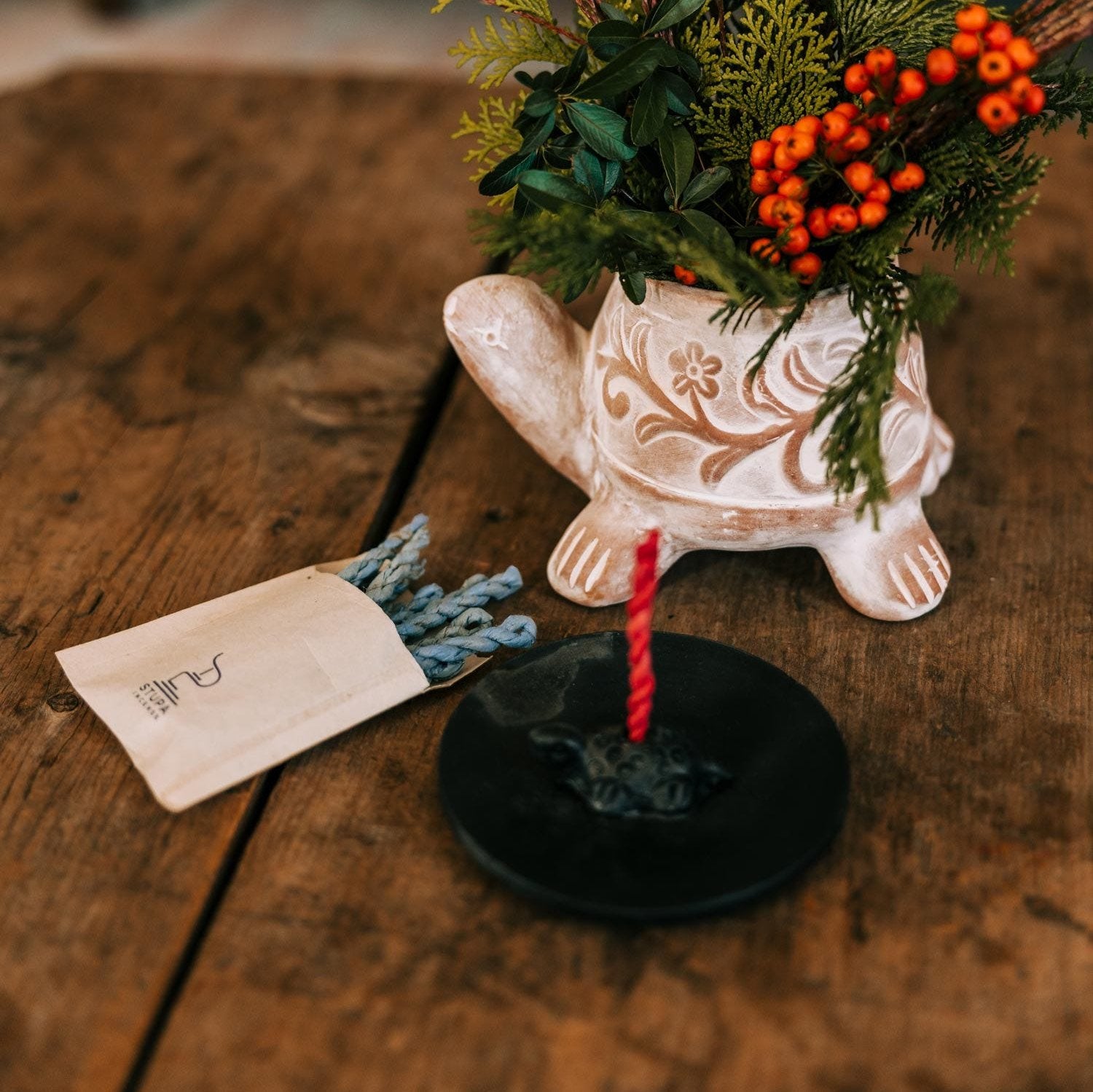 Lokta Rope Incense Set - Ten Thousand Villages