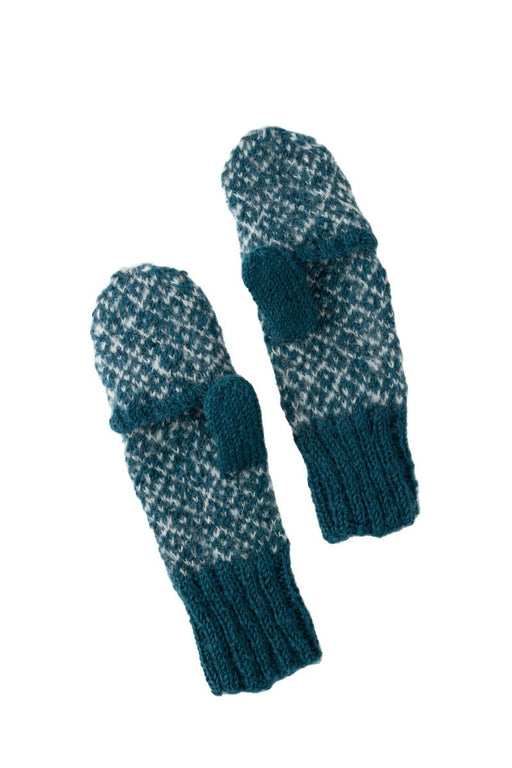 Toasty Teal Convertible Mittens