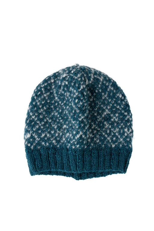 Toasty Teal Knit Hat