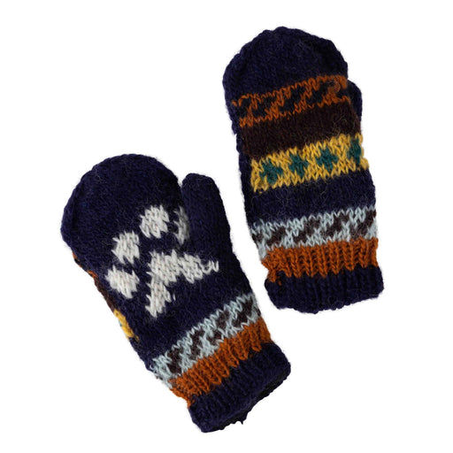 Kids Paw Print Mitts - Assorted Colors