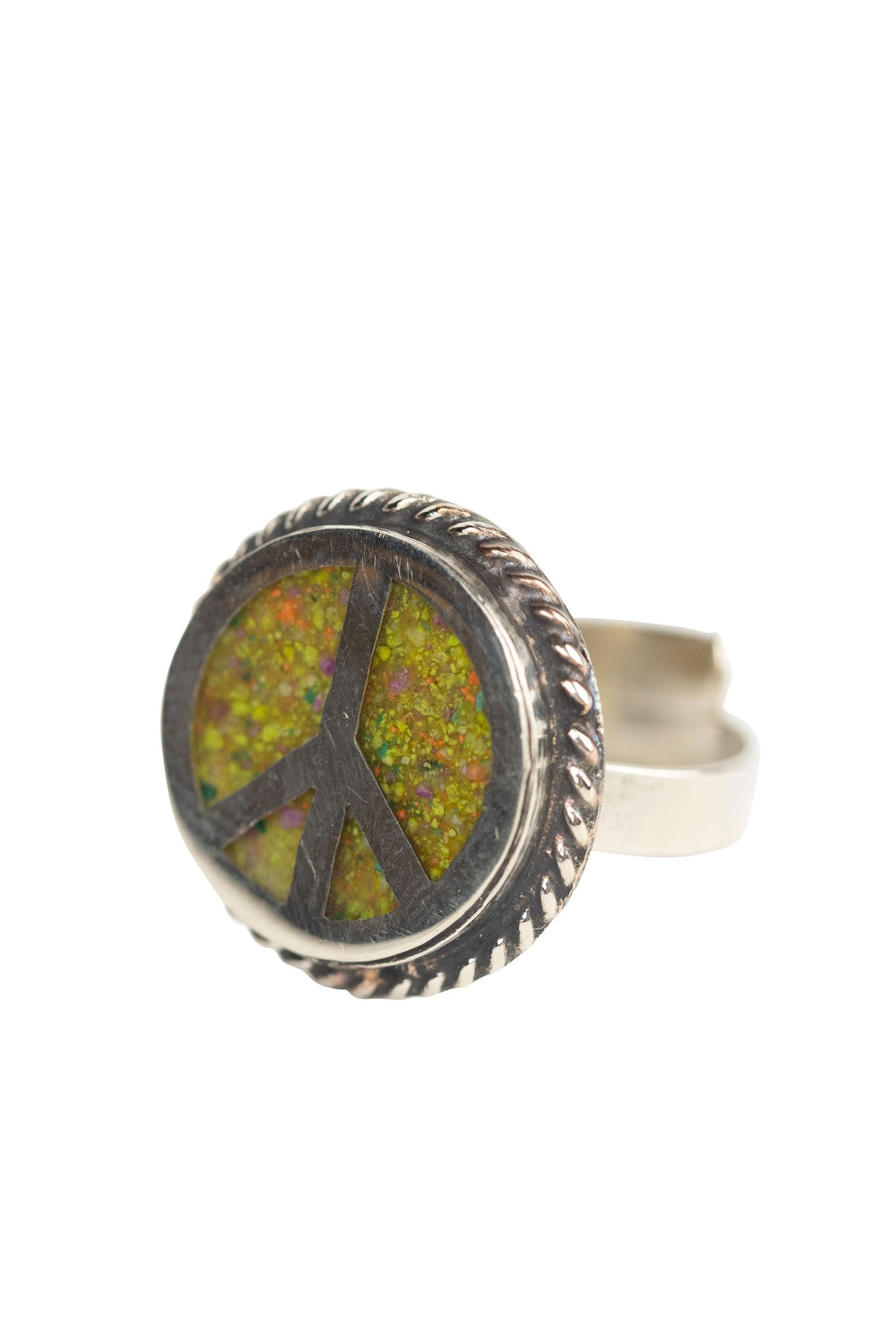 Peruvian Peace Sign Ring - Ten Thousand Villages