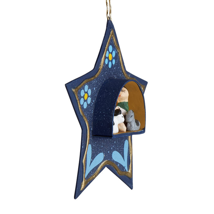 Tiny Retablo Star Ornament 2