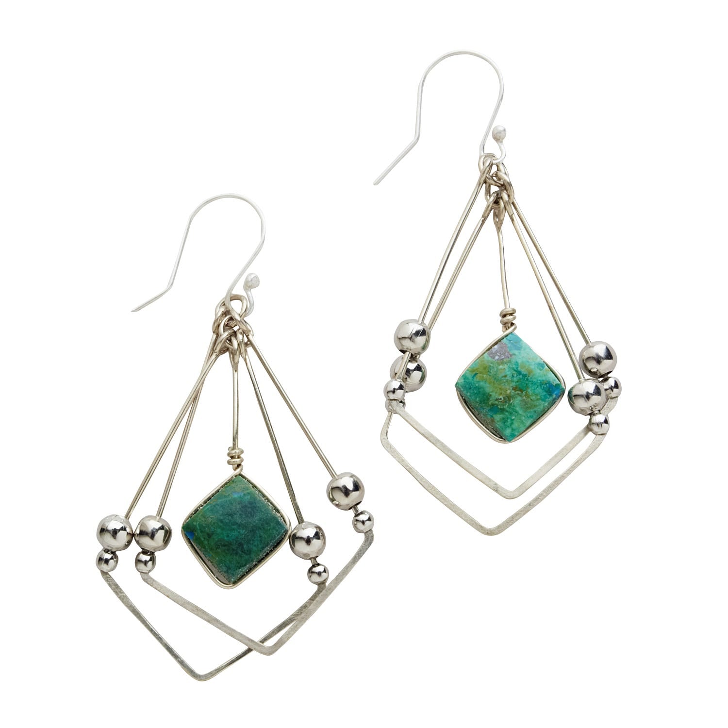 Turquoise Spell Earrings - Ten Thousand Villages