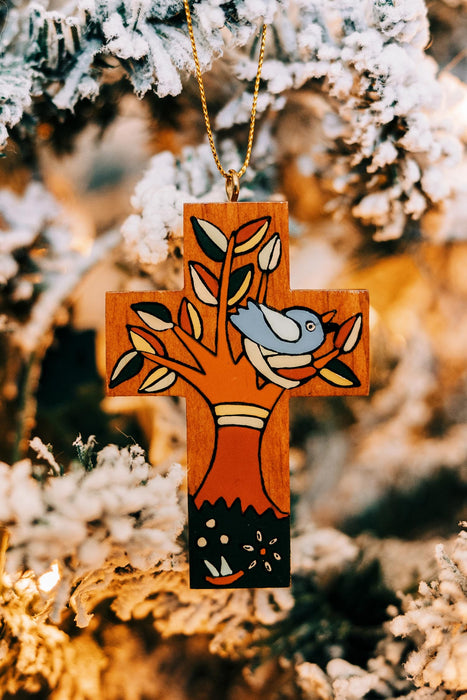 Tree Cross Ornament 2