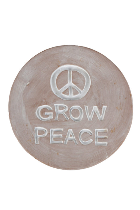 Grow Peace Garden Plaque 1