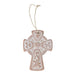 Fleurish Terracotta Celtic Cross Ornament - Default Title (6601620)