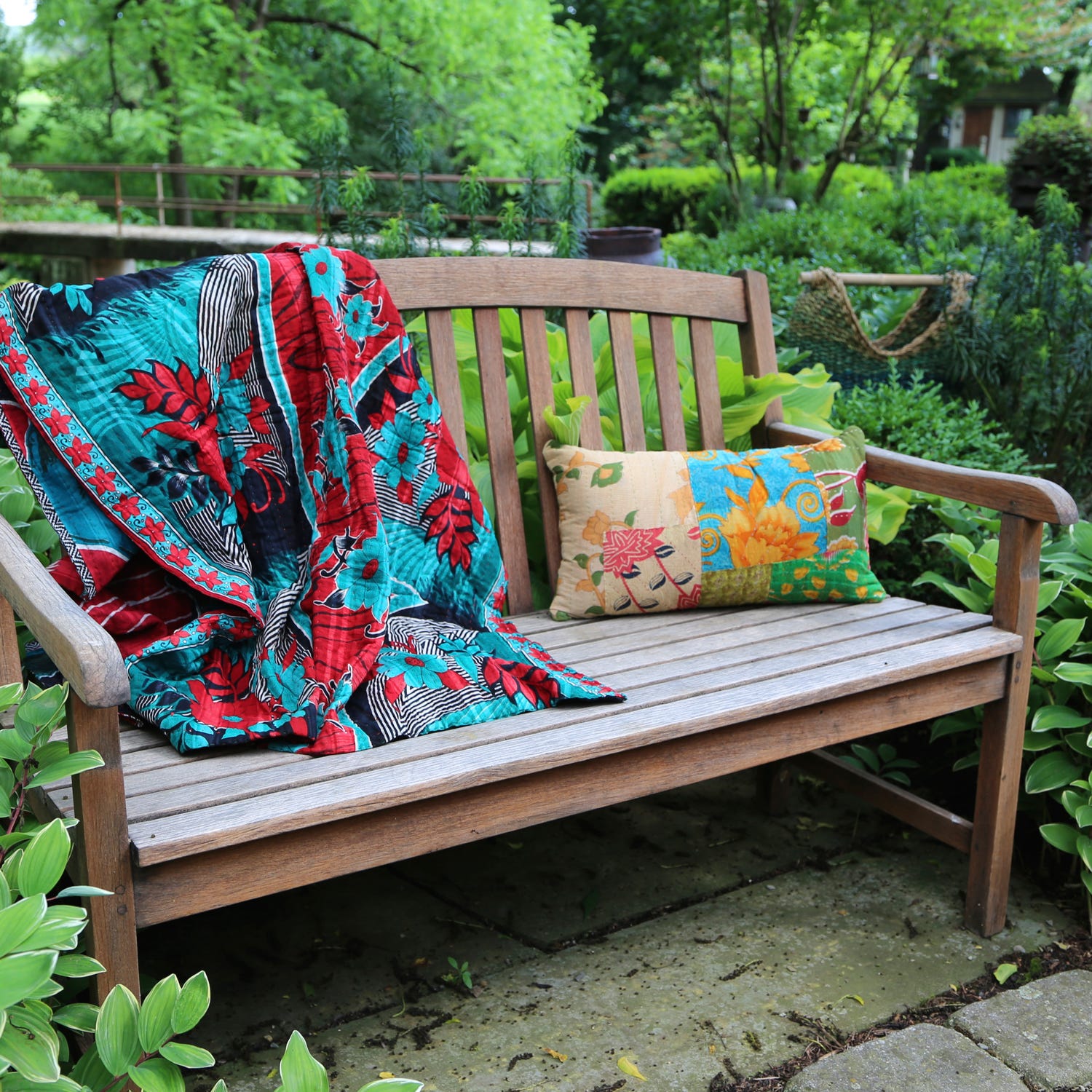 Sari Motif Cushion - Ten Thousand Villages