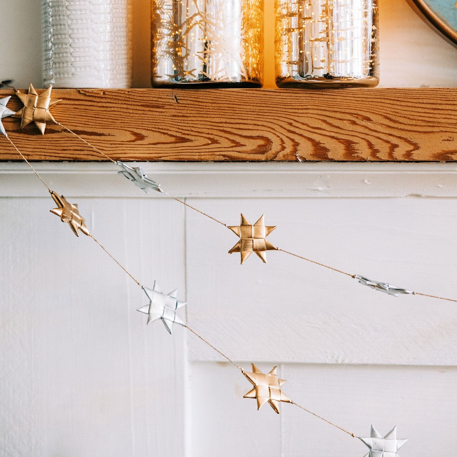 Sparkle Palm Star Garland - Ten Thousand Villages