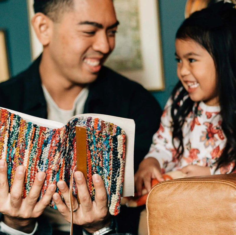 Sari & Leather Travel Journal - Ten Thousand Villages