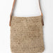 Crochet Jute Shoulder Bag - Leather Strap thumbnail 3
