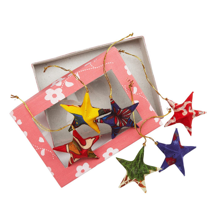 Sari Star Ornament Set 3
