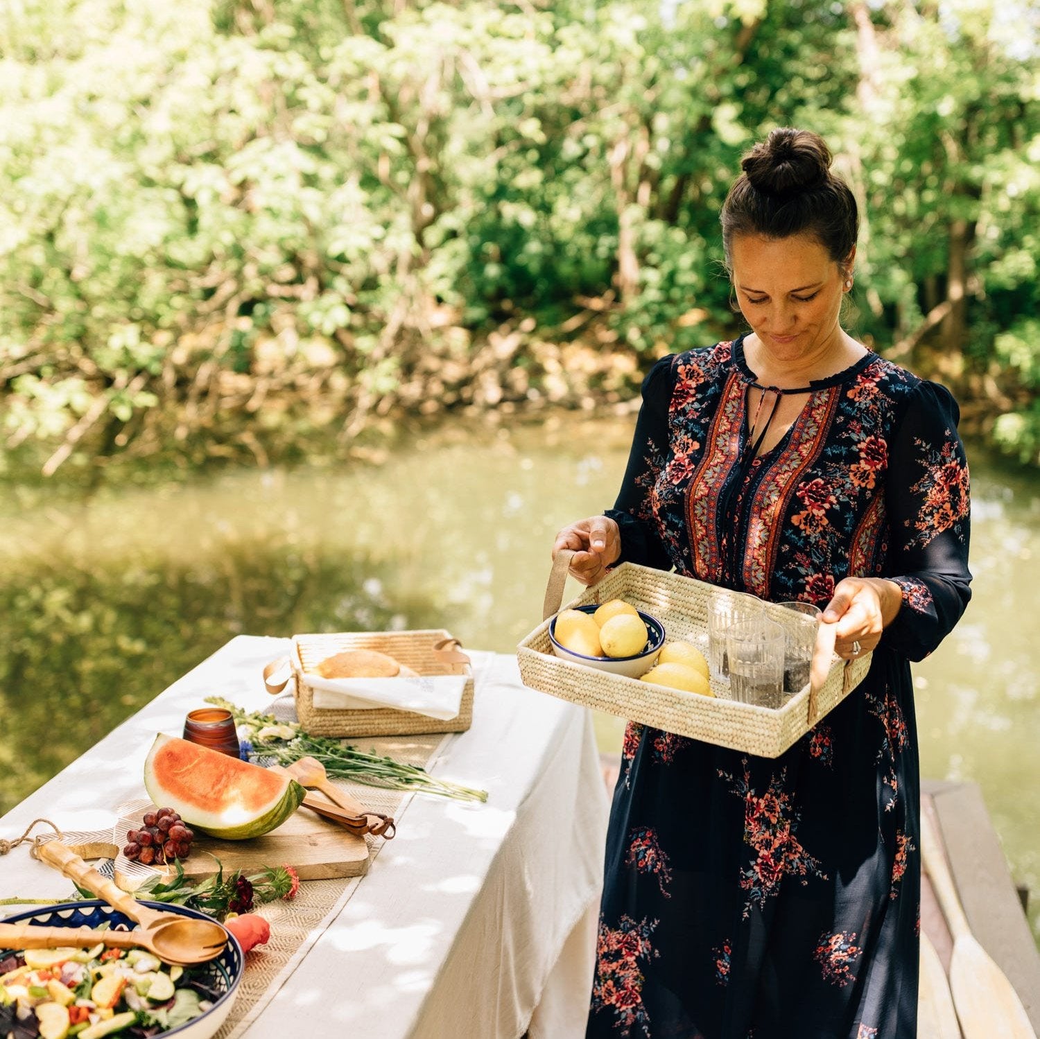 Rectangle Handled Basket - Ten Thousand Villages