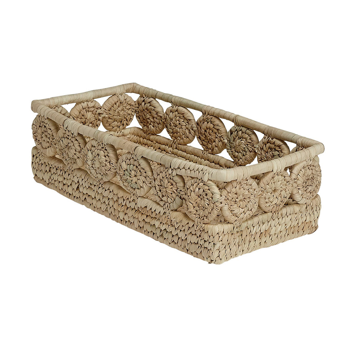 Palm Medallion Bread Basket - Ten Thousand Villages