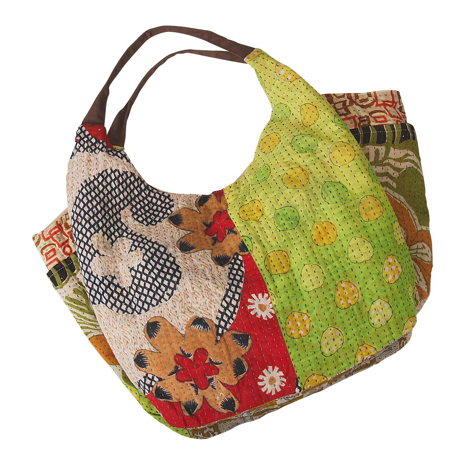 Sari Shop Slouchy Bag - Ten Thousand Villages