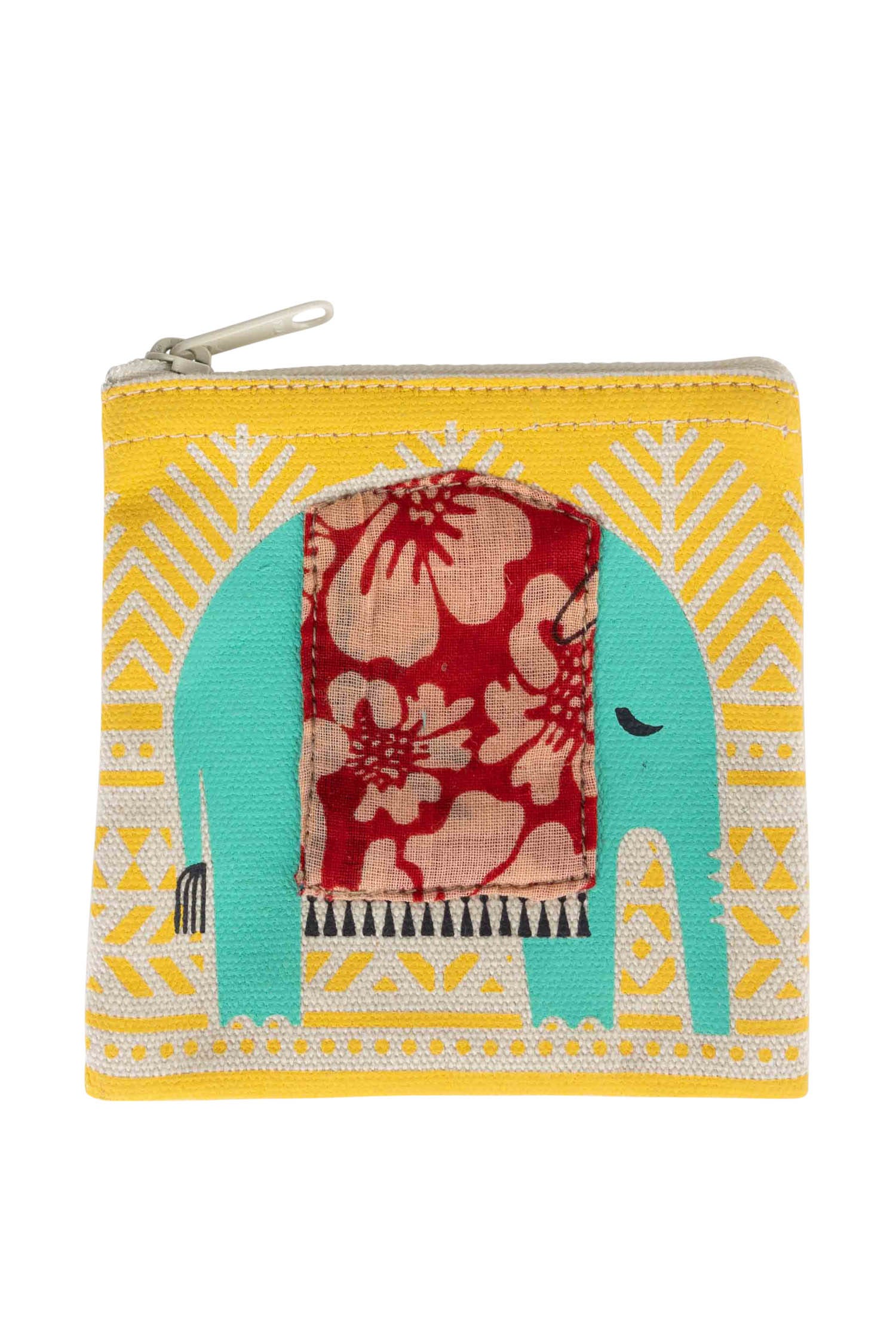 Blue Elephant Coin Purse - Ten Thousand Villages