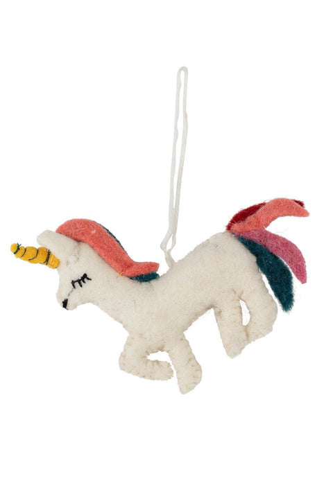 Felt Unicorn Ornament 1