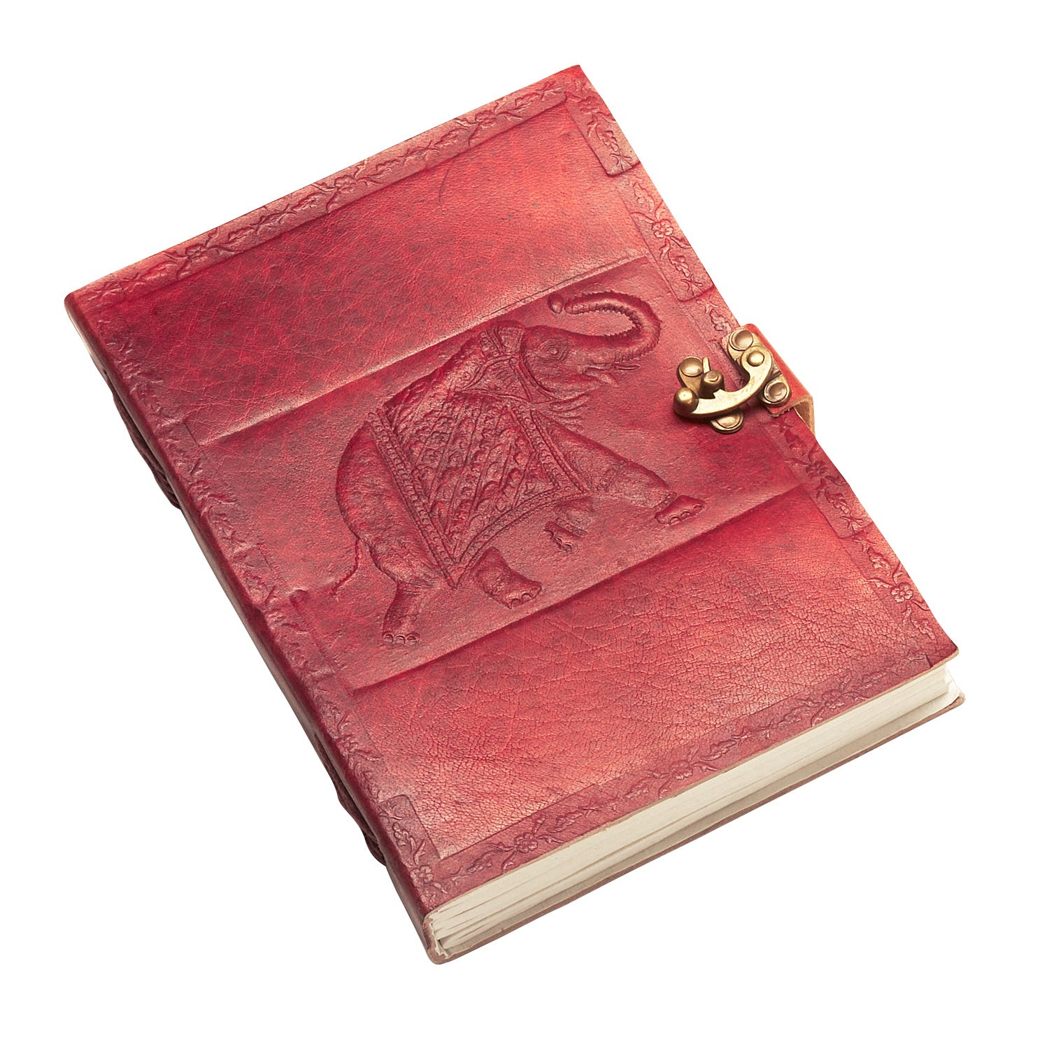 Leather Elephant Journal - Ten Thousand Villages