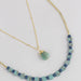 Layered Turquoise Disc Necklace thumbnail 2