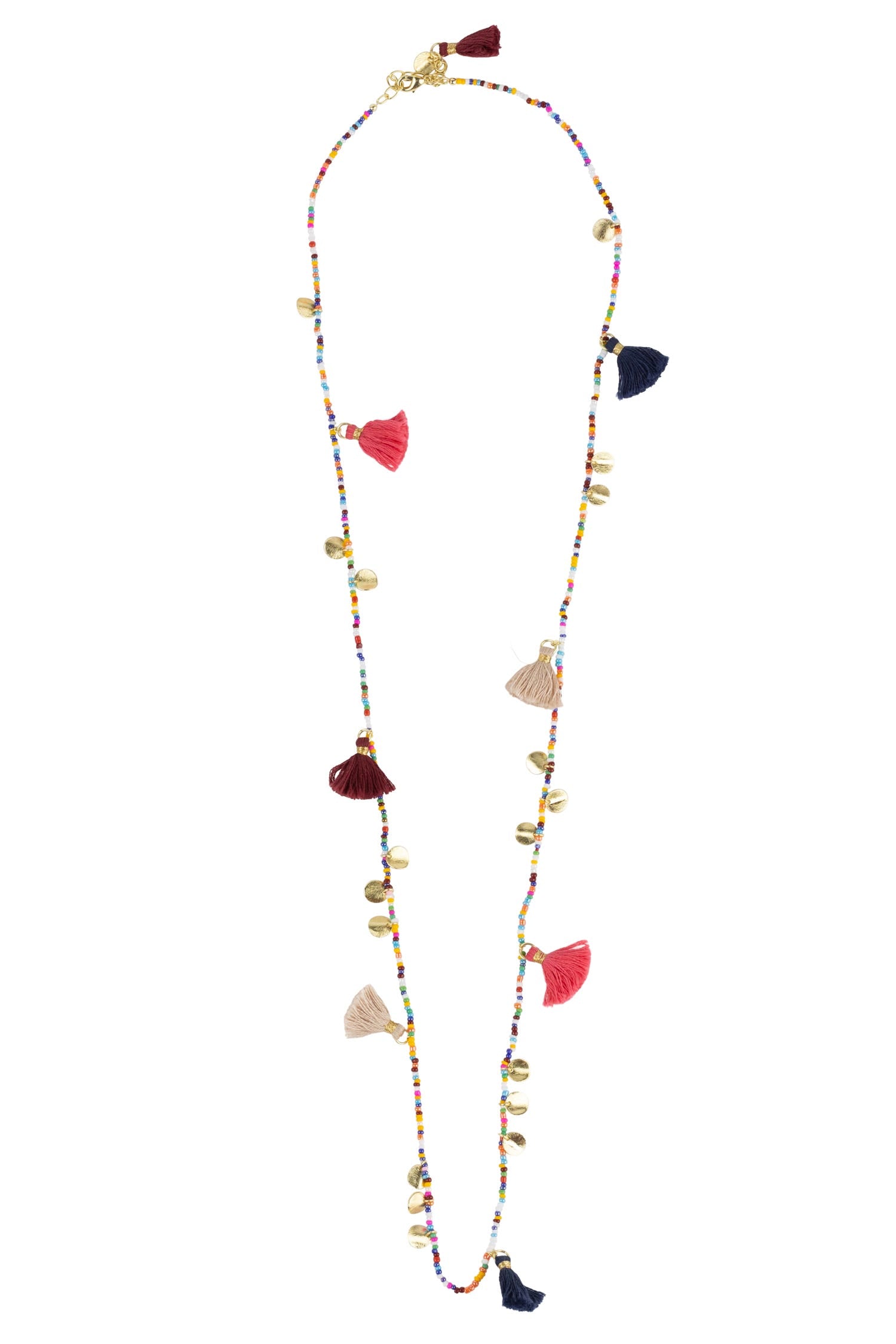 Mini Tassel Disc Necklace - Ten Thousand Villages