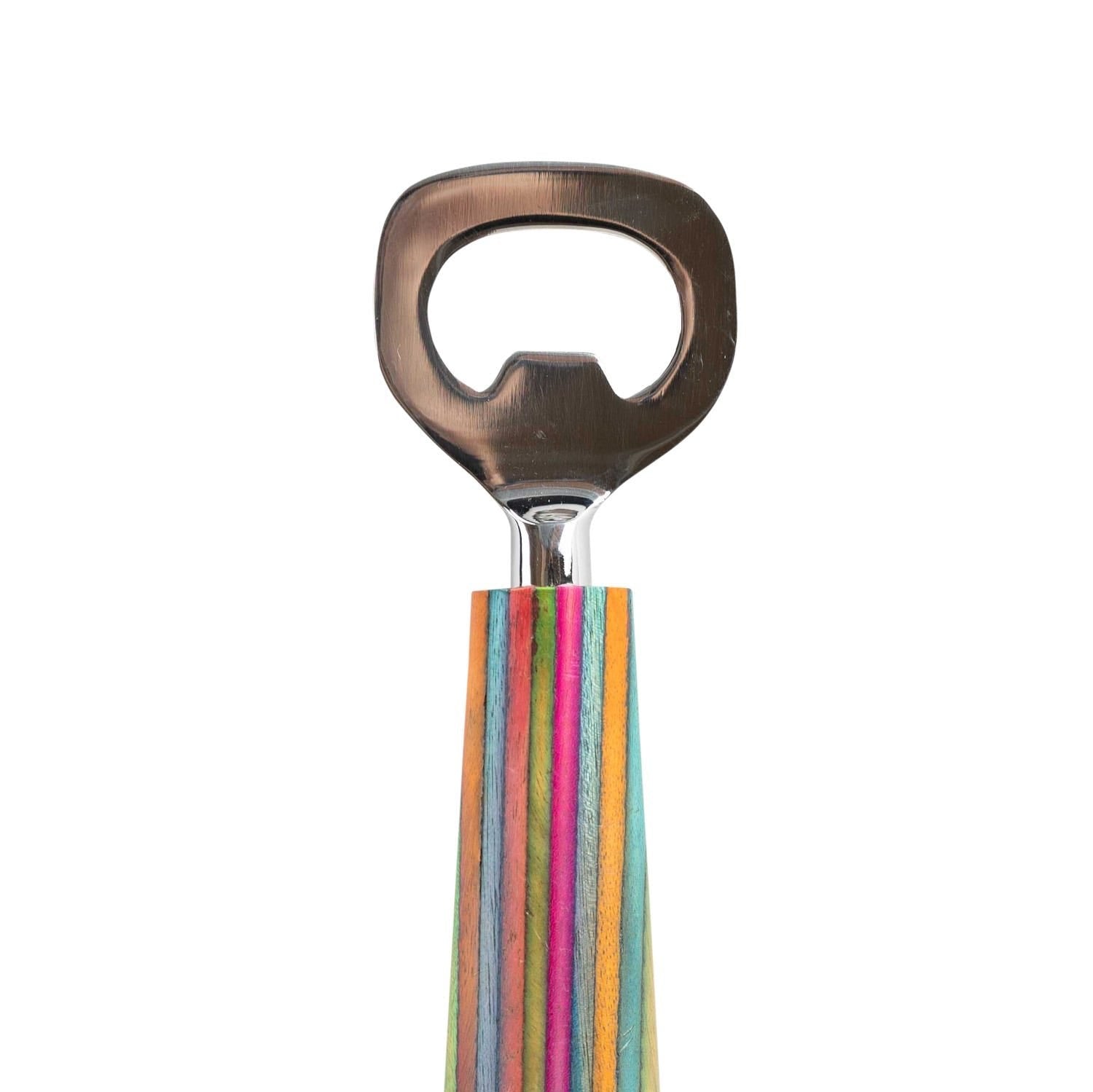 Striped Wood Bottle Opener - Ten Thousand Villages