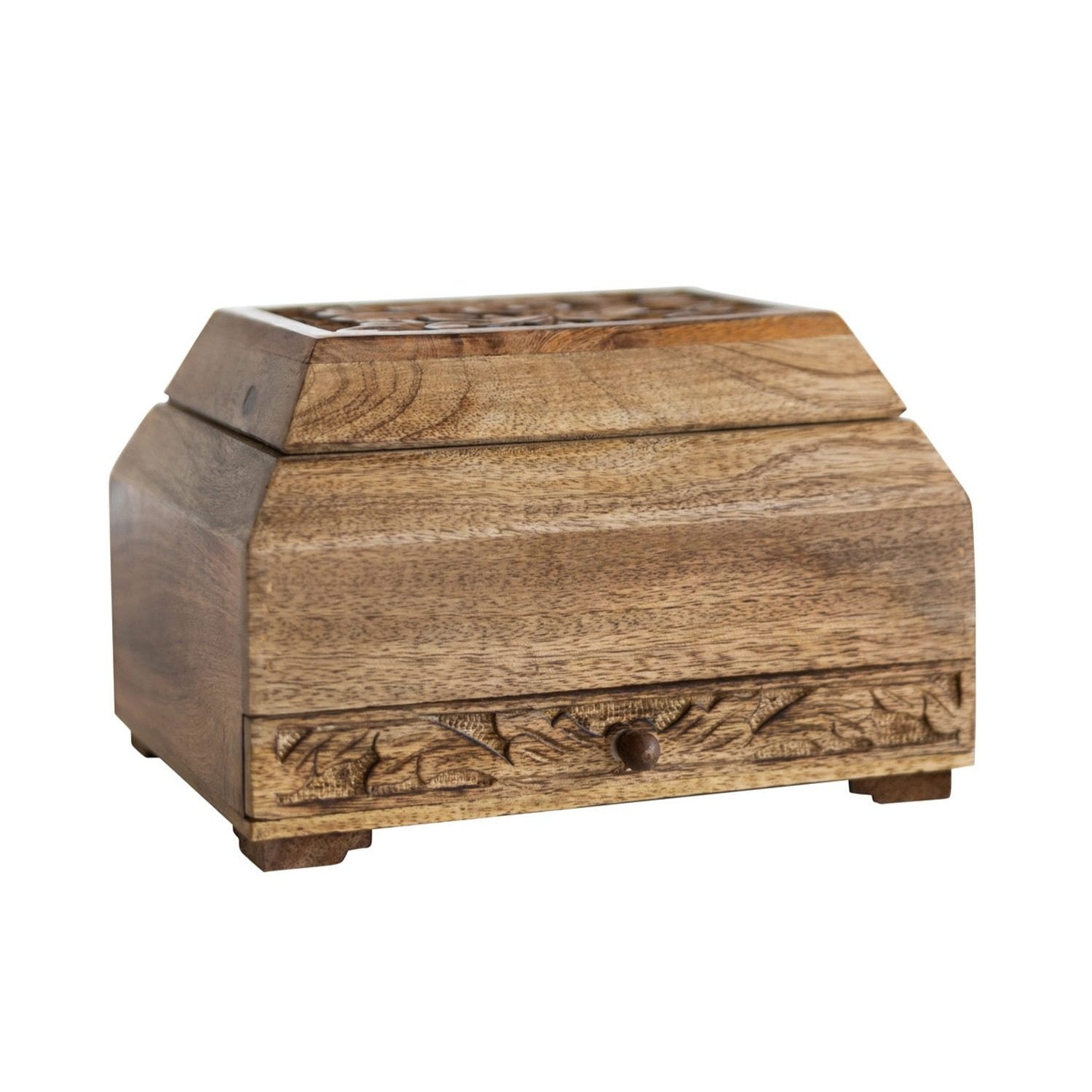Phoolon Mango Wood Jewelry Box - Ten Thousand Villages