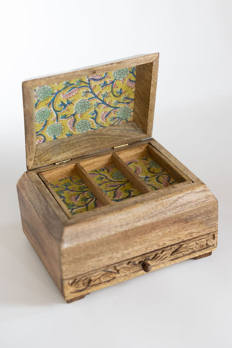 Phoolon Mango Wood Jewelry Box 2