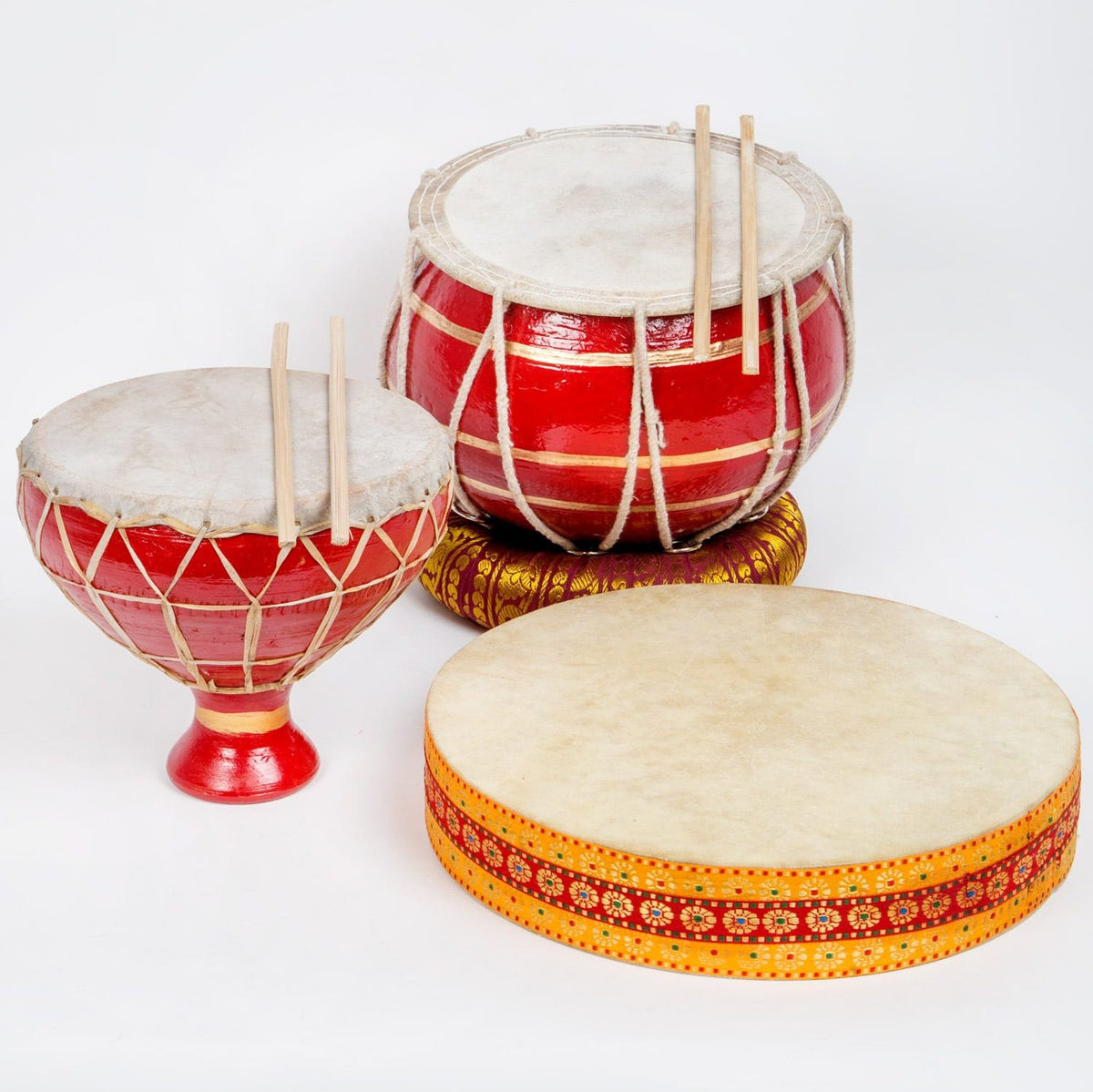 Happy Rhythm Red Drum - Ten Thousand Villages