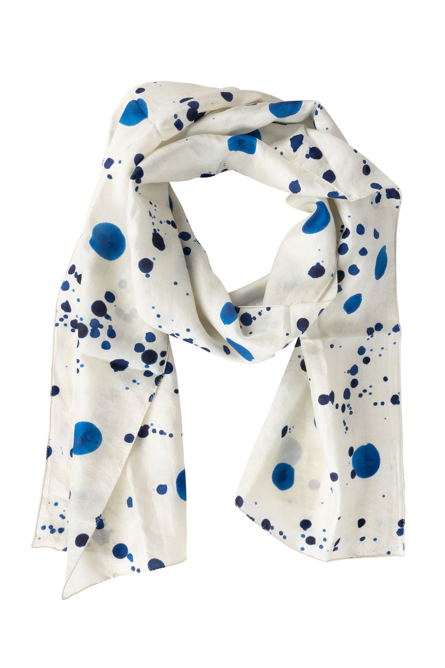 Ink Splatters Silk Scarf - Ten Thousand Villages