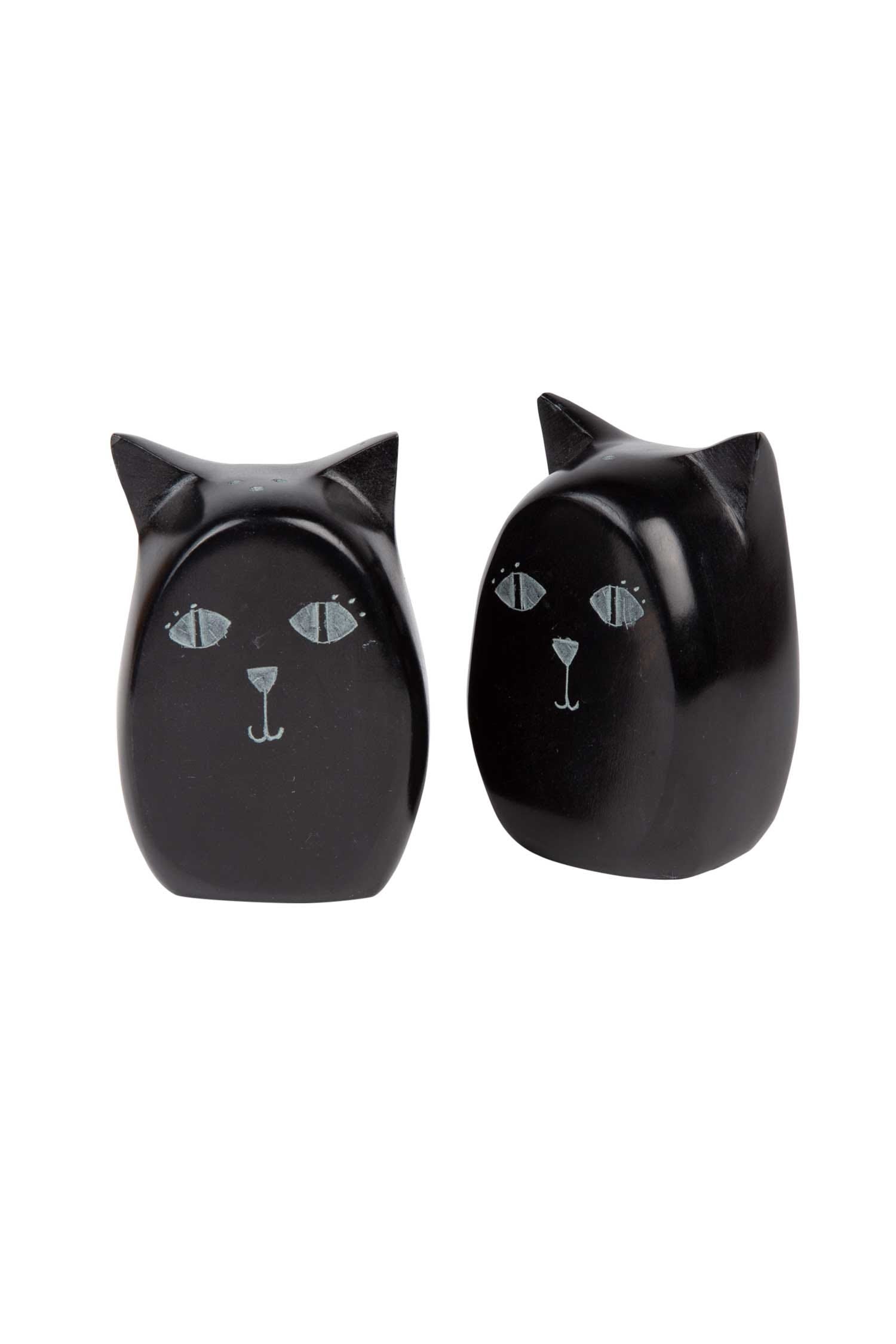 Cat Salt & Pepper Shakers - Ten Thousand Villages