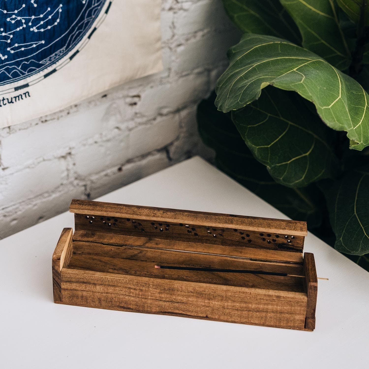 Acacia Wood Incense Box - Ten Thousand Villages