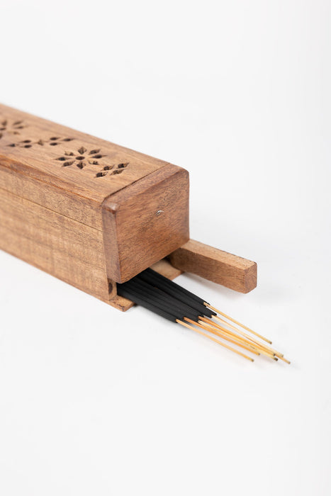 Acacia Wood Incense Box 2