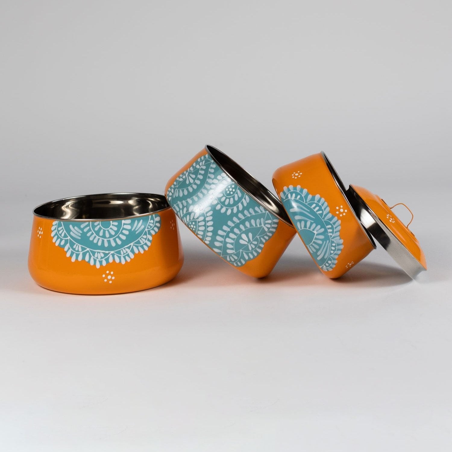 3 Tier Steel Tiffin To Go Container - Ten Thousand Villages