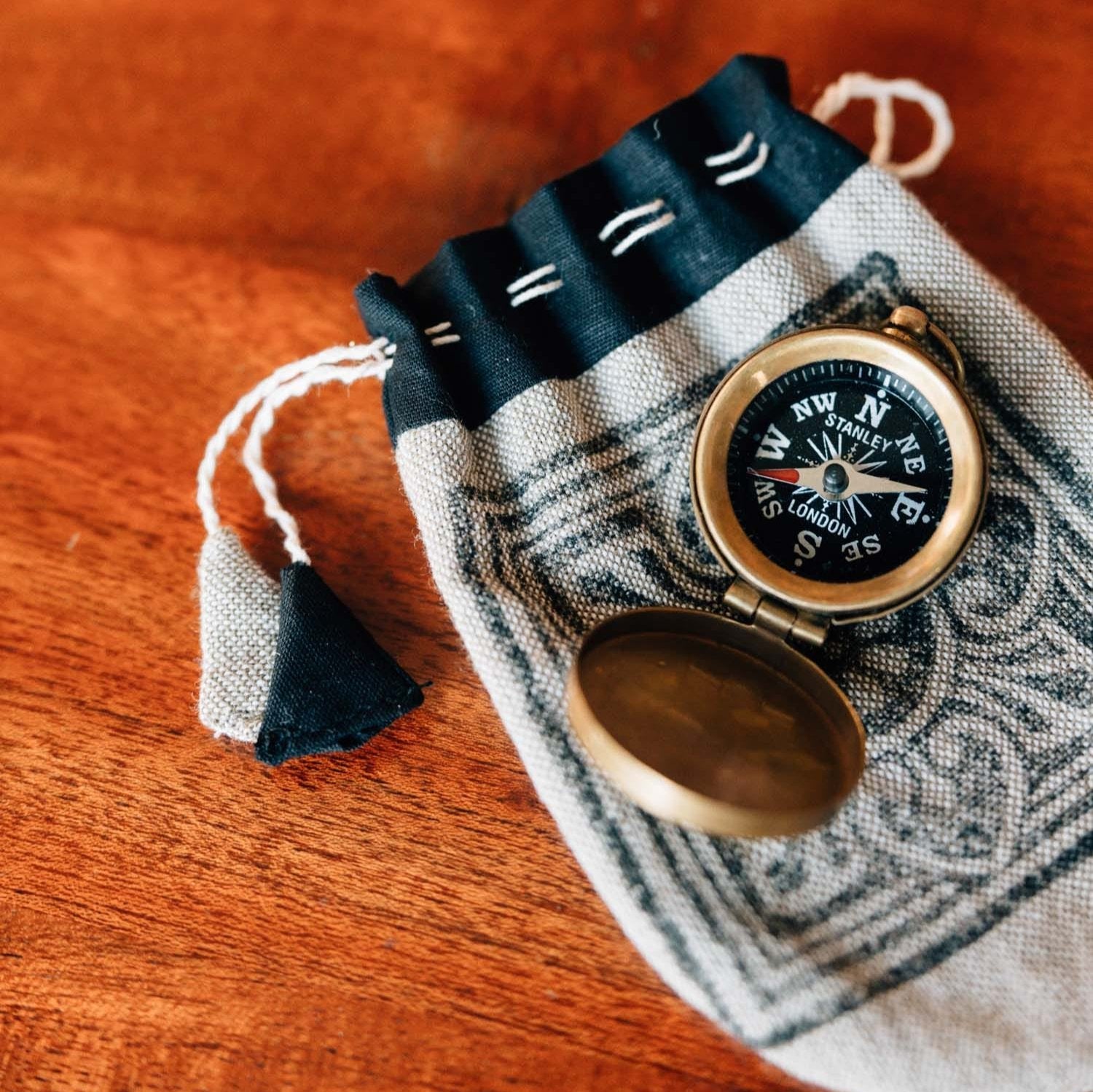 Brass Pocket Compass - Ten Thousand Villages