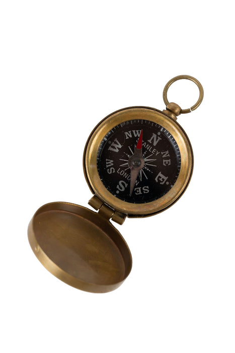 Brass Pocket Compass 1